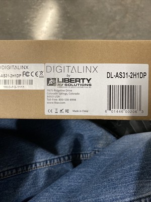 Digitallinx dl as31 2h1dp 3x1 Auto Switcher