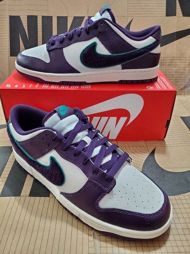 スニーカー Nike Dunk Low Chenille Swoosh Grand Purple DQ7683-100 Nike DUNK LOW CHENILLE SWOOSH SAIL GRAND PURPLE DQ7683-100
