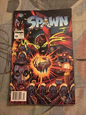 SPAWN #13 NEWSSTAND VARIANT TODD MCFARLANE IMAGE 1992