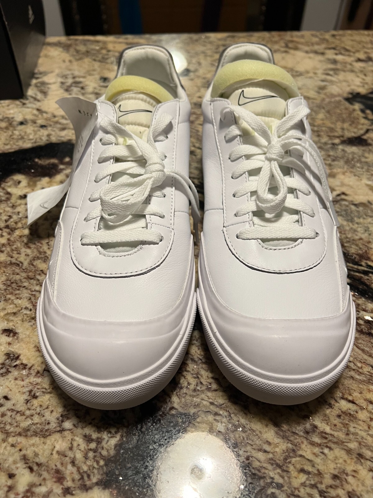 Nike Drop Type PRM Size 12 Triple White Sneaker Shoe N.354 CN6916-100:  купить с доставкой из США, цена 6 270 руб - (325264965982)