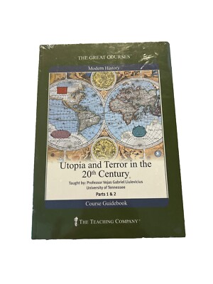 THE GREAT COURSES - UTOPIA and TERROR in 20th Century DVD Lectures/BOOK NEW