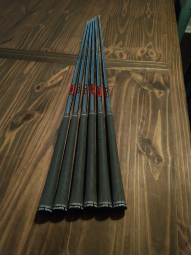 KBS Tour 120 FLT Flighted Shafts 5-PW Stiff Flex With Grips