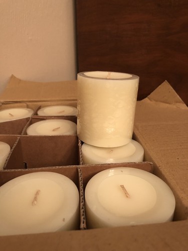 NEW 11 Count Ivory Pillar Candles Richland 6002 2.8