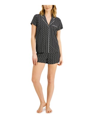 ALFANI Intimates Черные шорты для сна M