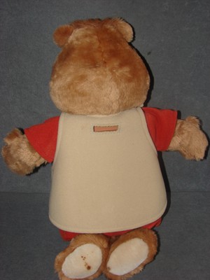 Teddy Ruxpin Plush Animatronic Toy Bear 1985