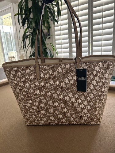トートバッグ LAUREN RALPH LAUREN Woman Tote bags Brown 431960183 001 11139477-7204336847267292.jpg