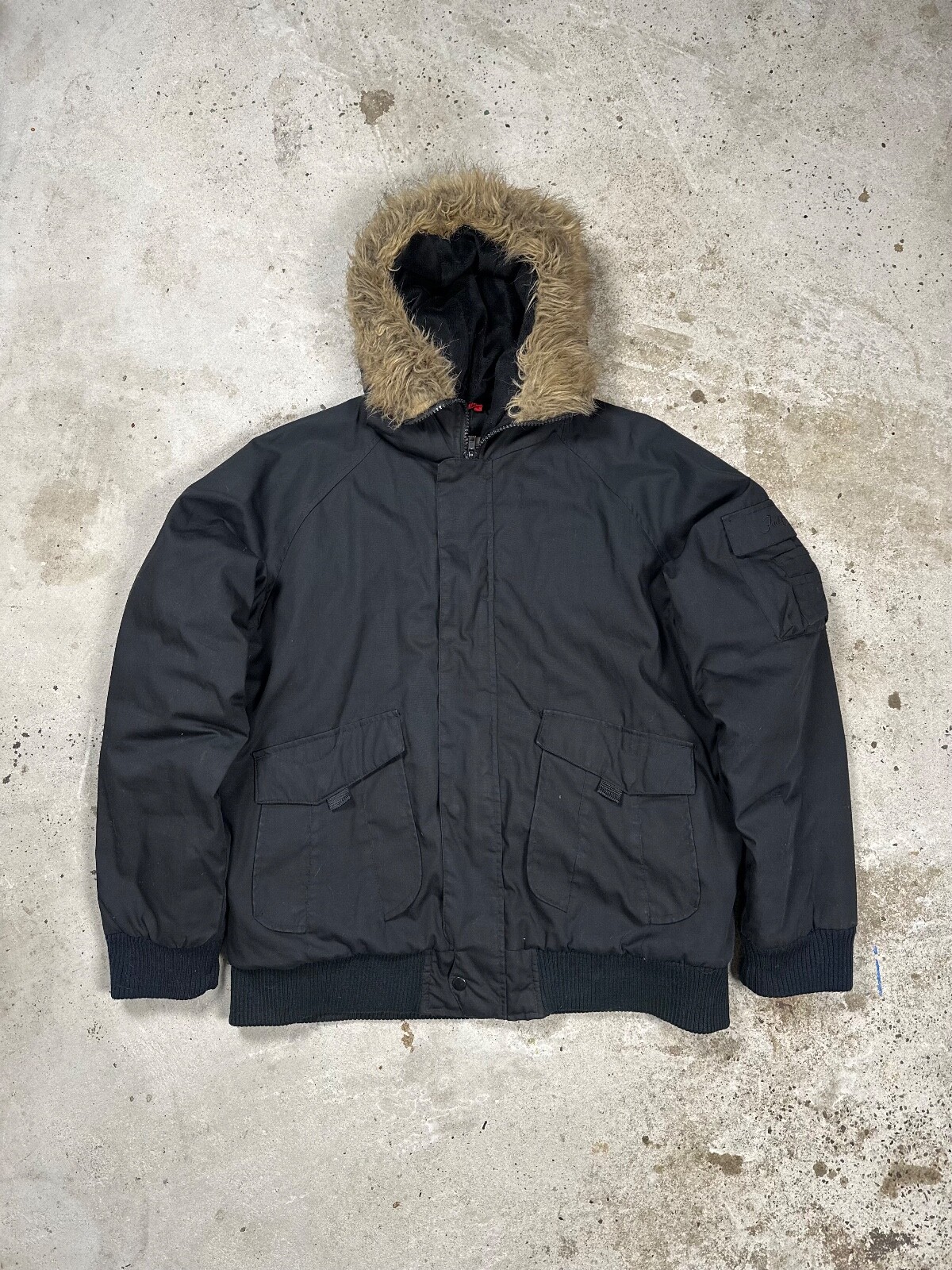 y2k 平成 archive far down jacket 00s black 00s gap archive far 
