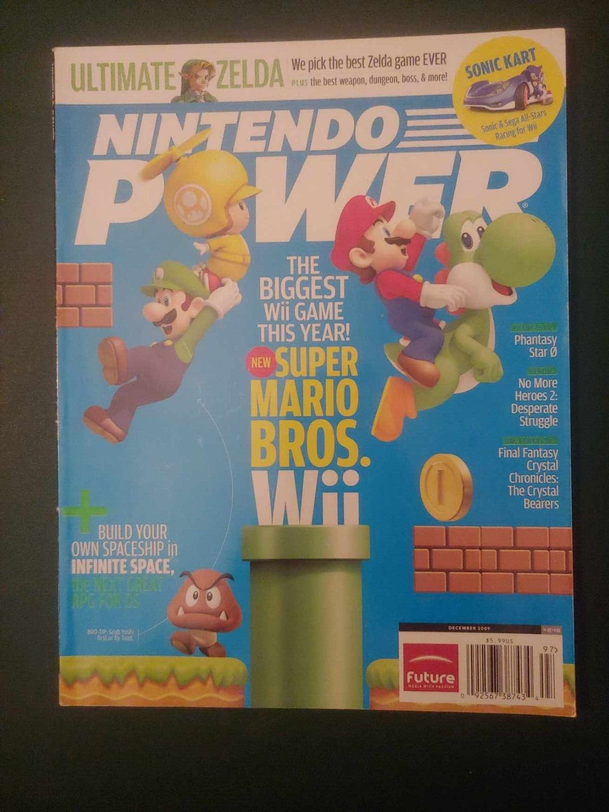 ニュー・スーパーマリオブラザーズ　wii ゲーム販促ポスター　2009年 ニュー・スーパーマリオブラザーズ wii ゲーム販促ポスター 2009