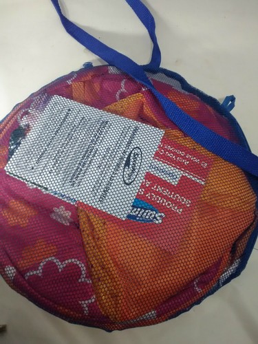 SwimWays Baby Spring Float Sun Canopy Orange and Pink (Flowers)