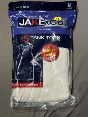 Size Medium.   Jake & co 5 pack tank top