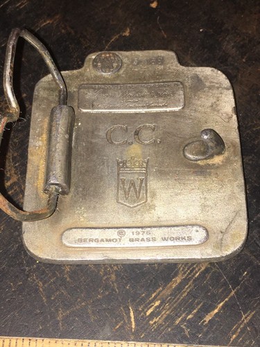 VINTAGE Canadian Club Belt Buckle 1975