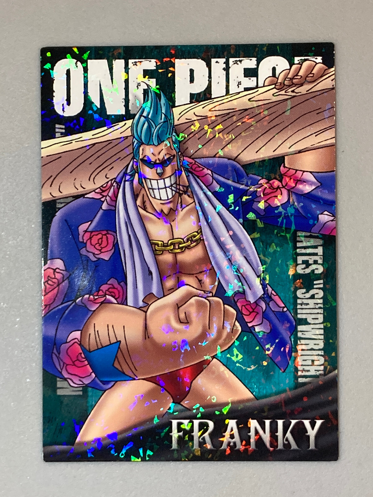 決定稿 1枚 設定資料 フランキー Franky アロハシャツ 鉄人 ワンピース Franky One Piece Straw Hat Crew Ensky Card | eBay