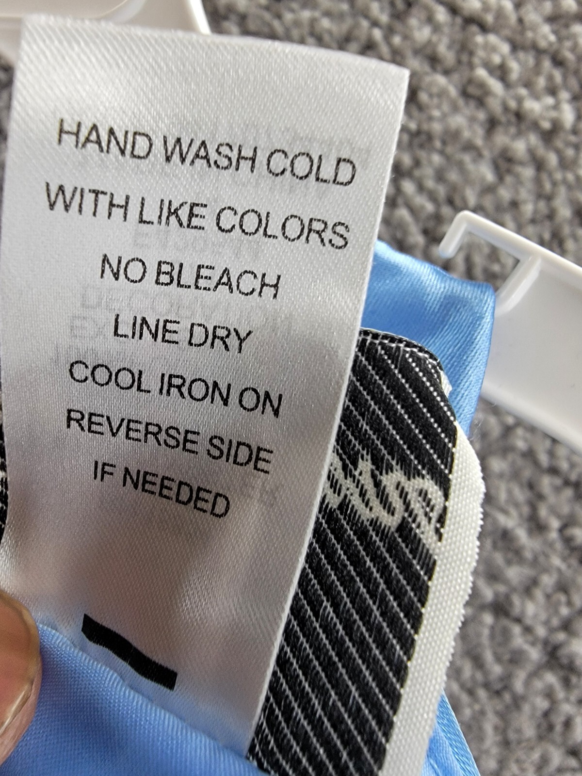 Rare Editions Sleeveless Imitation Pearl Halter Dress Big Girls 14 Blue Back Zip - Picture 10 of 16