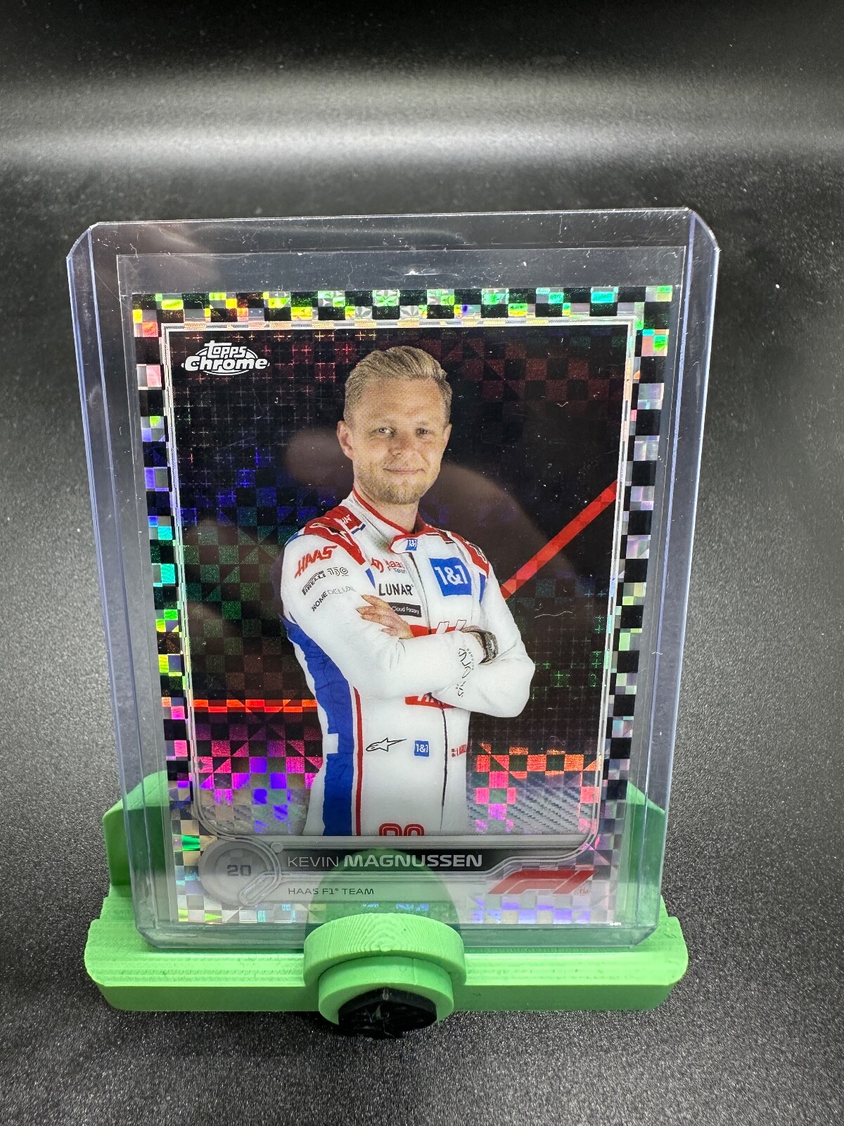 2022 Topps Chrome Formula 1 F1 Racers Checker Flag Refractor