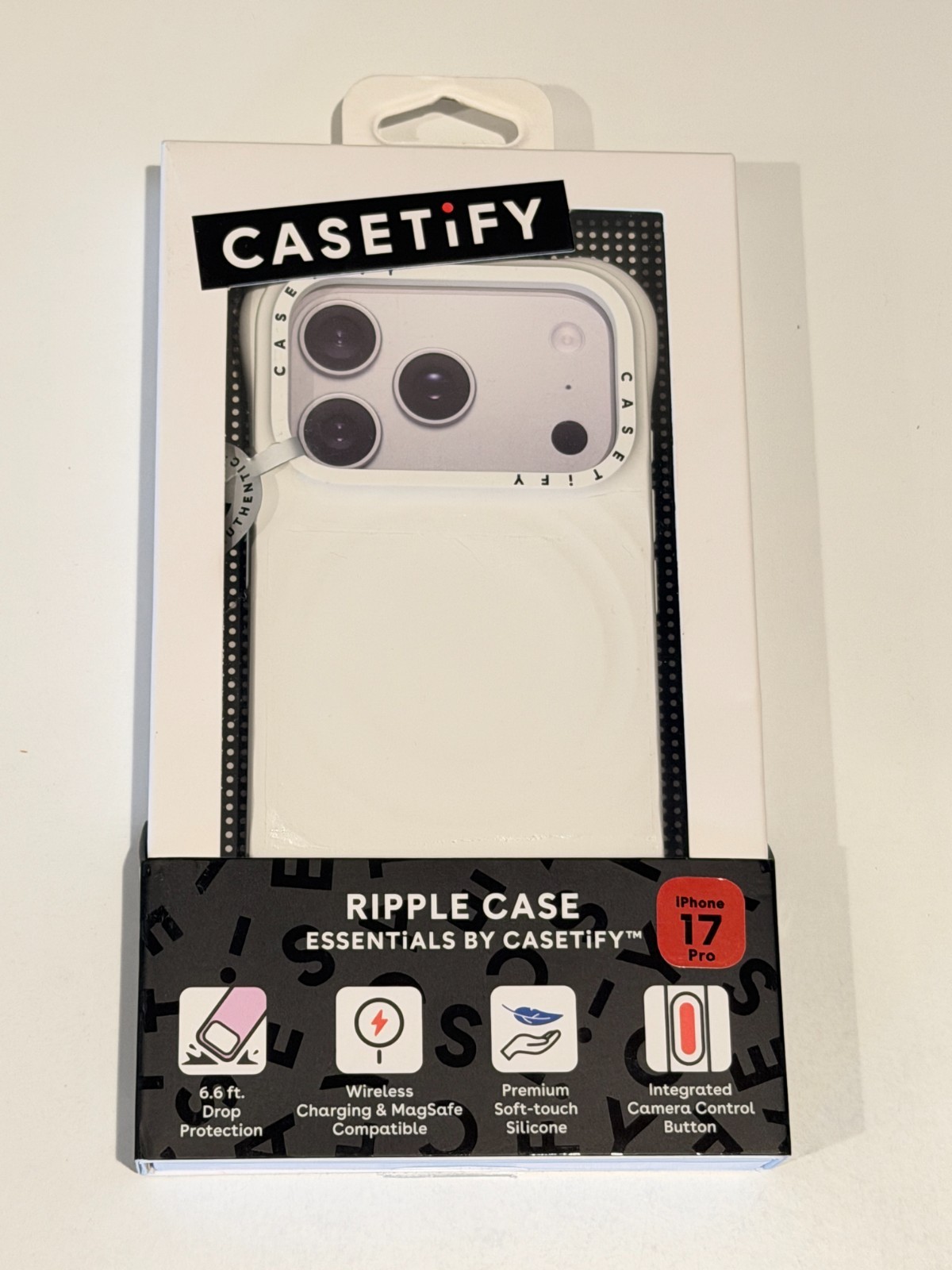 CASETiFY Ripple Case w/ Magsafe iPhone 17 Pro - White | eBay