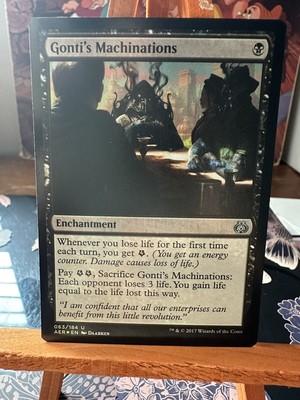 Gonti's Machinations FOIL Aether Revolt Black Uncommon MTG