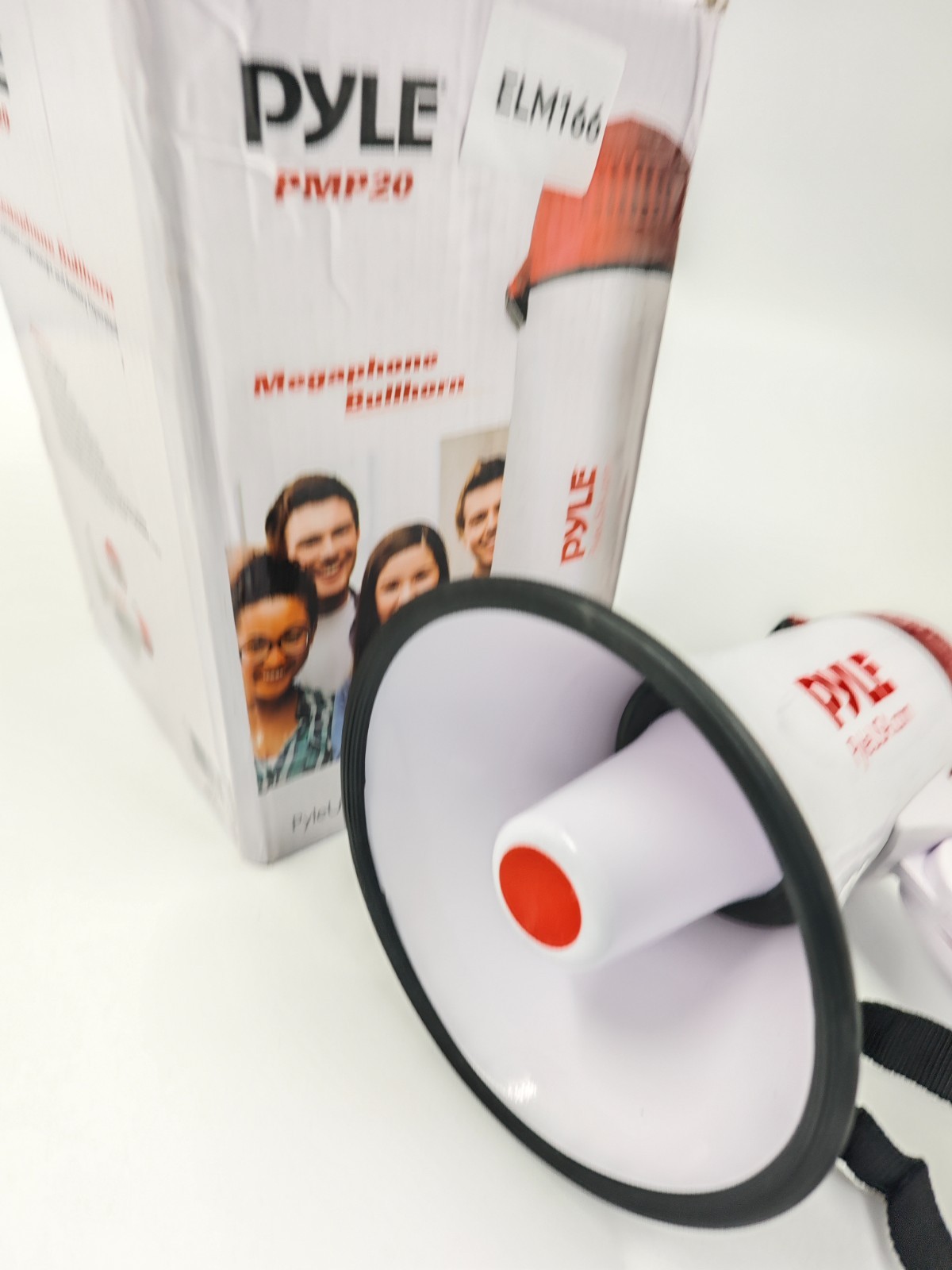 Pyle PMP20 Megaphone Bullhorn Smartphone White Used