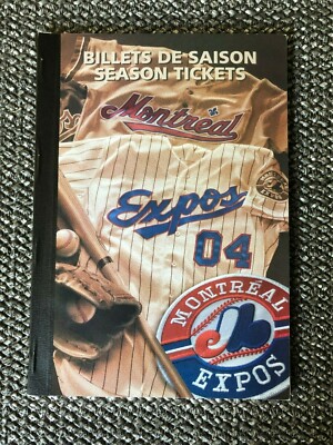 2004 Montreal Expos Final Season Full Tickets Olympic Stadium Choose Home Game