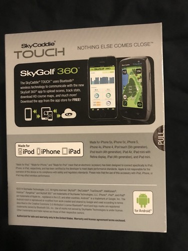 NIB SkyCaddie Touch GPS