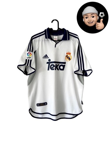 adidas Real Madrid 01/02 home kit 2XL 長袖 adidas Real Madrid CF 2025/26 Men's Long Sleeve Home Jersey