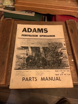 Manuals Books Fertilizer Spreader