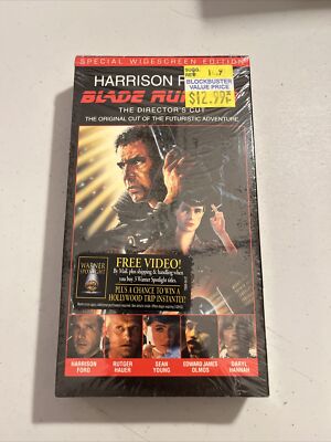 Blade Runner - The Directors Cut (VHS, 1994) Sealed With Watermark