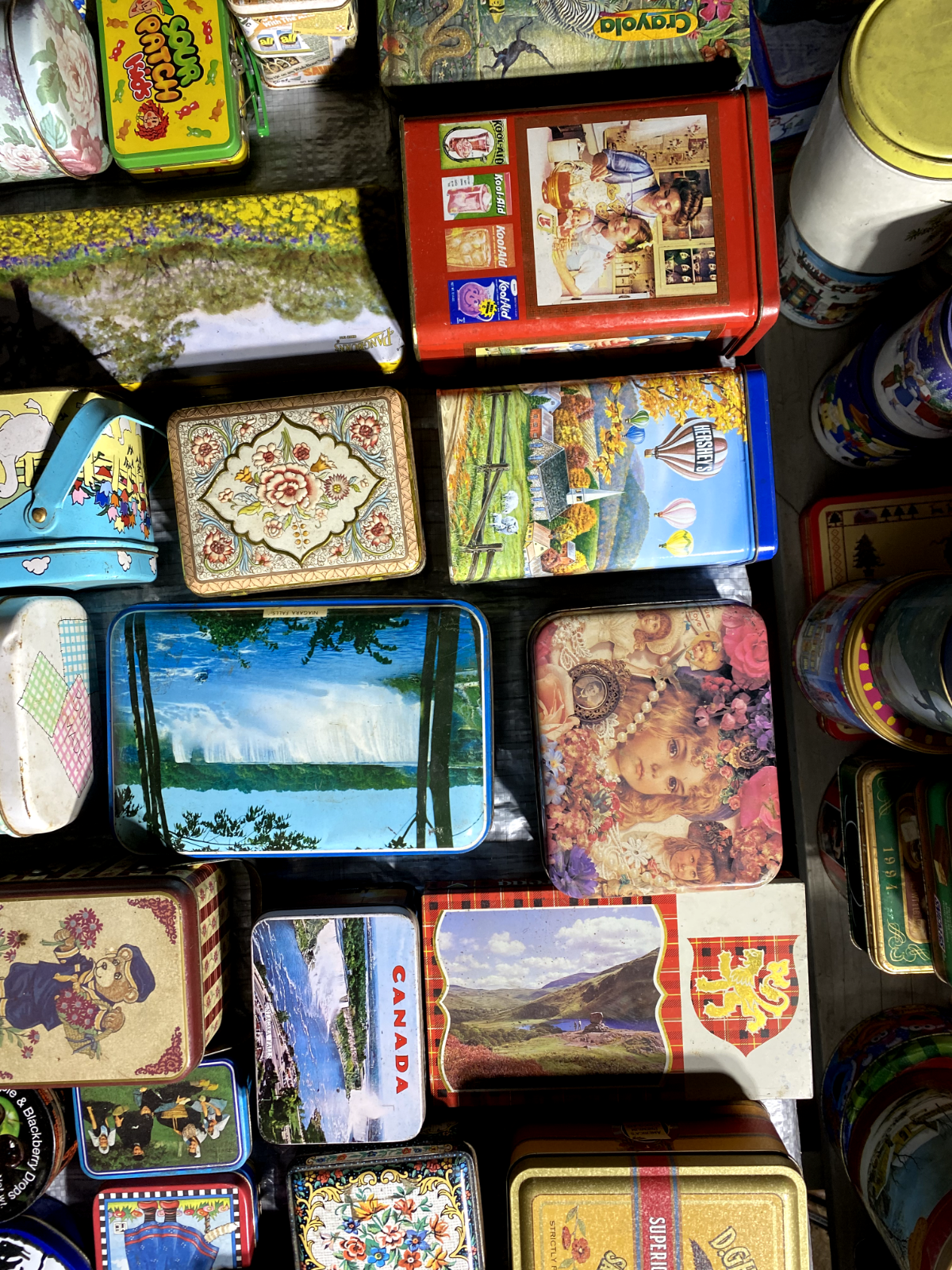 VINTAGE SMALL & MEDIUM ADVERTISING TINS CANISTERS ***YOU PICK***