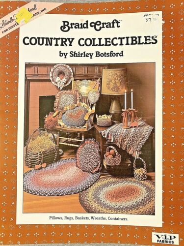Braidcraft 85000 COUNTRY COLLECTIBLES rug 20pg booklet 1987
