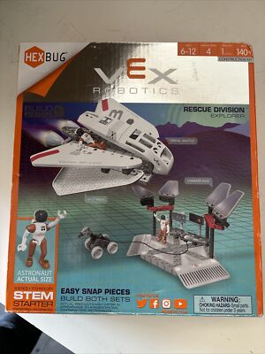 Hex Bug VEX Robotics Space Explorer Rescue Division STEM Construction Kit s13