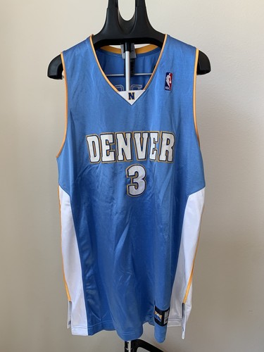 バスケットボール adidas - adidas Denver Nuggets Jersey #3 IVERSON Adidas Denver Nuggets Allen Iverson #3 White XL NBA Jersey