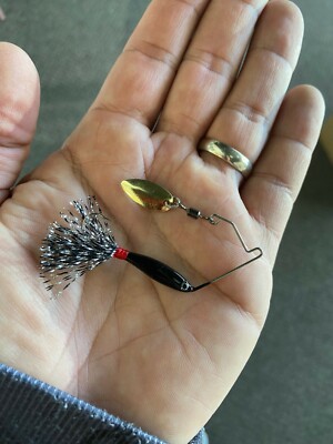 Dynamic Lures MICRO SPINNERBAIT (Black Midnight) Limited