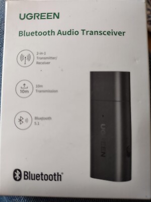 UGREEN Bluetooth 5.1 Transmitter and Receiver 2-in-1, 3.5mm Bluetooth Aux Audio