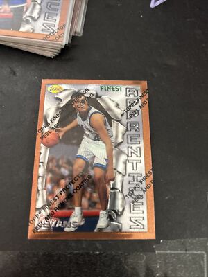 1996-97 Topps Finest W/Coating Brian Evans   #28 RC Orlando Magic NMMT+
