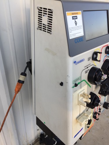 Cobe Prisma Dialysis Machine Cat No. 018080100 with Attached Prismaflo