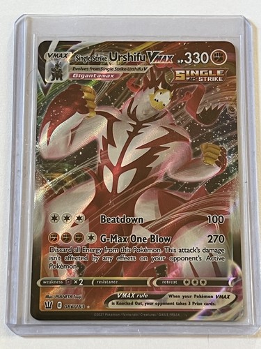 Single Strike Urshifu VMAX 86/163 Pokemon Battle Styles 2021