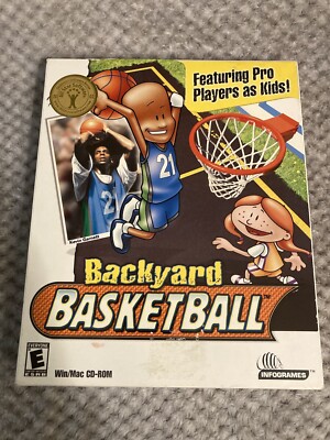 Backyard Basketball PC Game in Retail Box sealed windows mac CD-ROM
