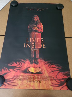IT LIVES INSIDE 2023 Original DS 2 Sided 27X40'' US Movie Poster NEON Megan Suri