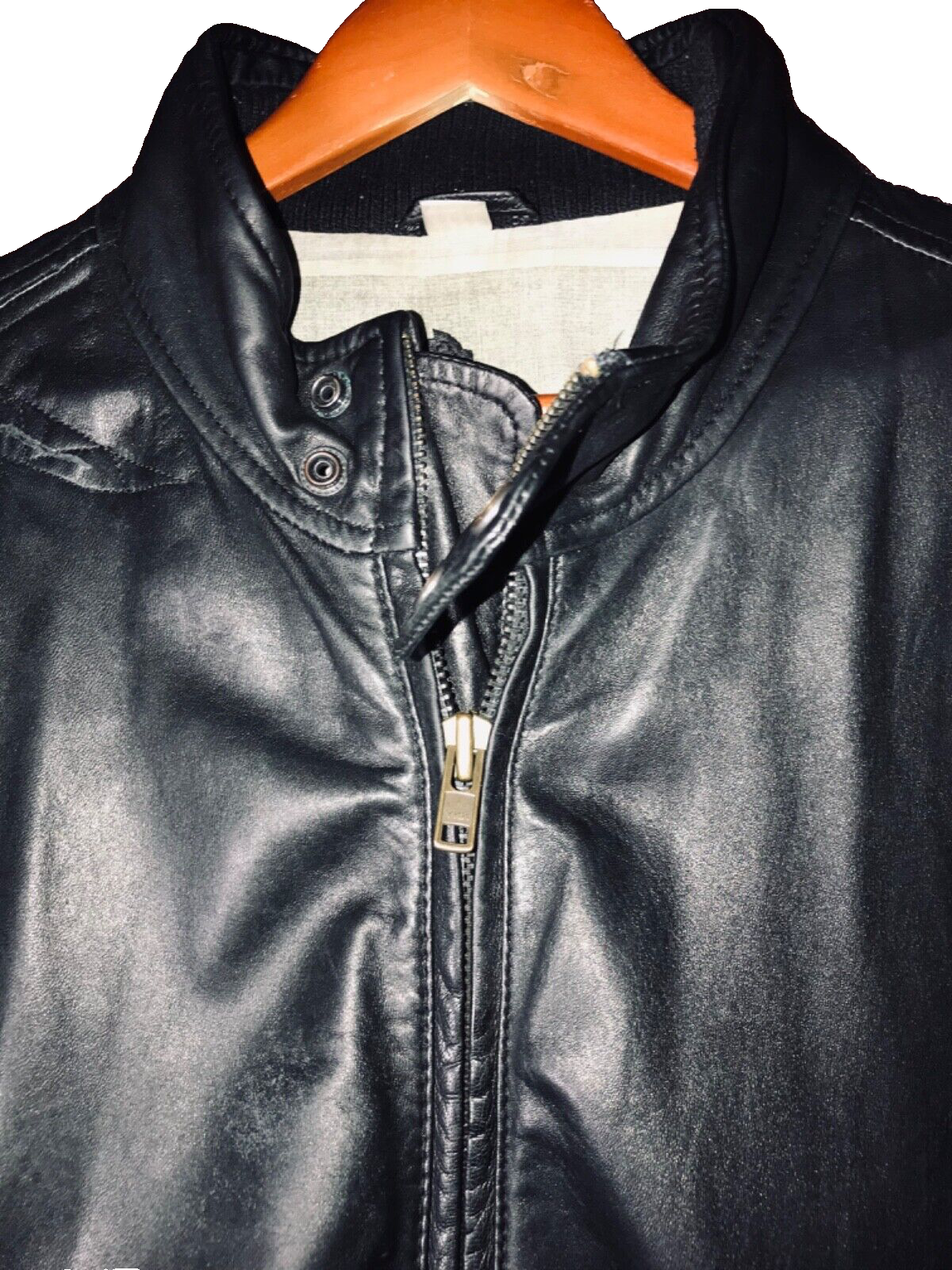 注目の Diesel: Only The Brave Black 2XL Supple Sheepskin Leather ジャケット・アウター