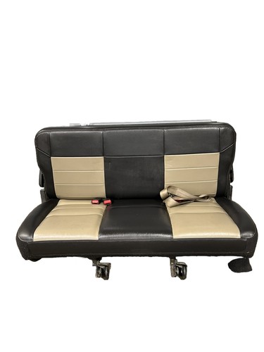 2005 Ford Excursion EDDIE BAUER 3rd Row Black & Tan Seat | eBay