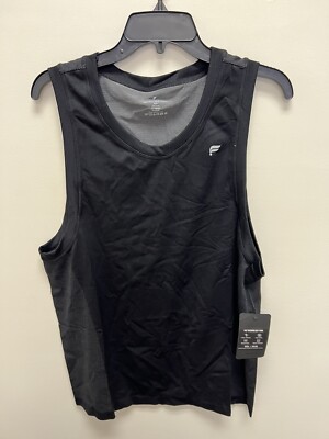 Fabletics The Training Day Seamless Tank  NWT black sz L