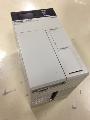 OMRON SYSMAC C200HE-CPU32 PROGRAMMABLE CONTROLLER CPU 32 USED (N8)