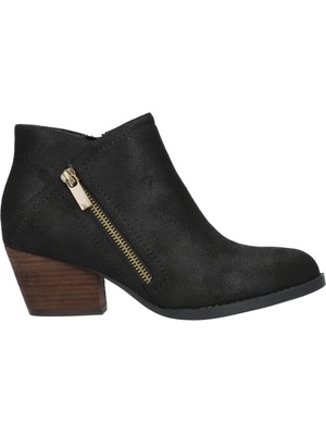 

Женские черные ботильоны BELLA VITA на молнии с акцентом Bobbi Almond Toe на блочном каблуке, Черный, BOBBI