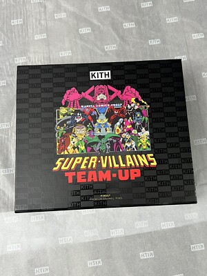 IN-HAND Marvel x Kith Super Villain Pin Set 85th Marvel Collection