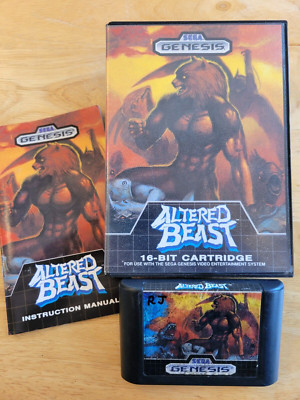 Sega Genesis (CIB) - Altered Beast - COMPLETE Game, Box & Manual