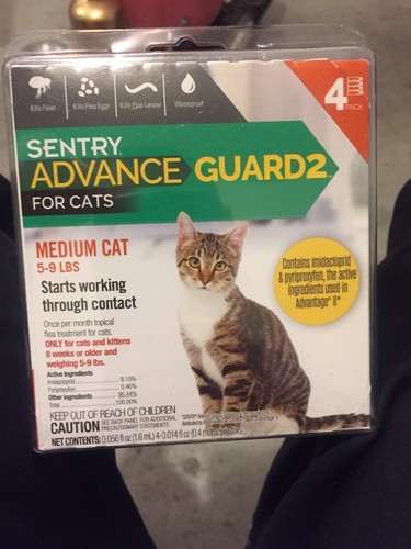 Sentry Advance Guard 2 For Cats Cats 5-9 Lbs - 4 Month Supply