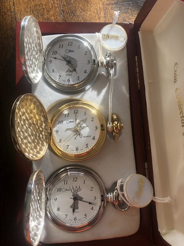 Colibri Old World Pocket Watch Collection With Display NIB