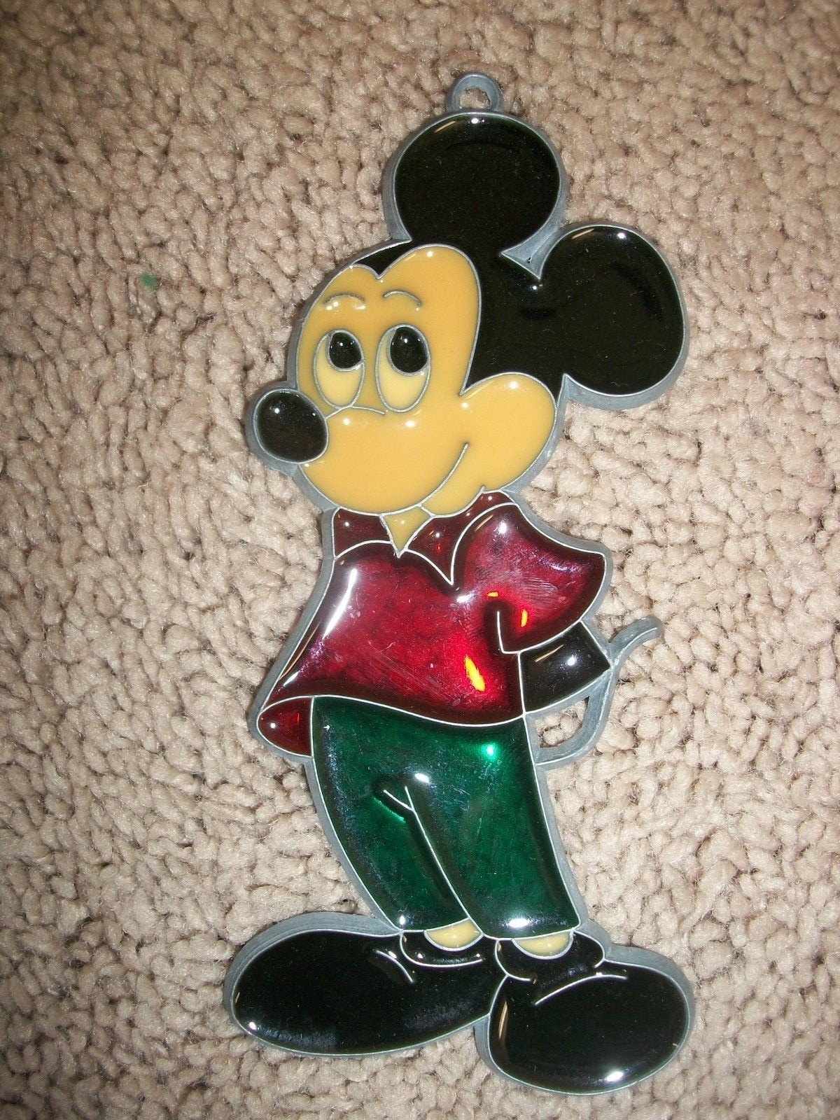 VINTAGE Mickey Mouse SUN CATCHER Disney Home Decoration Collectible FREE SHIPPIN