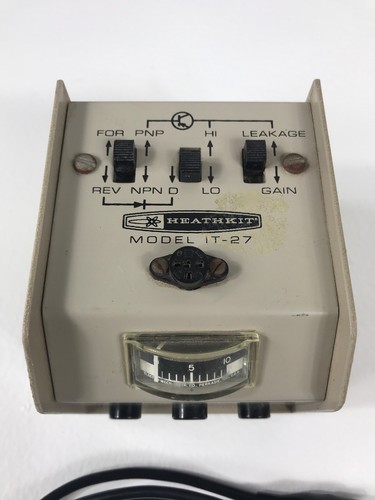 Heathkit IT-27 Transistor Tester Vintage