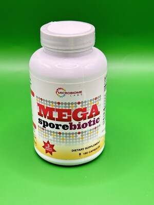 Microbiome Labs MegaSporeBiotic Spore-based 180 Capsules MB-MEGASPORE180