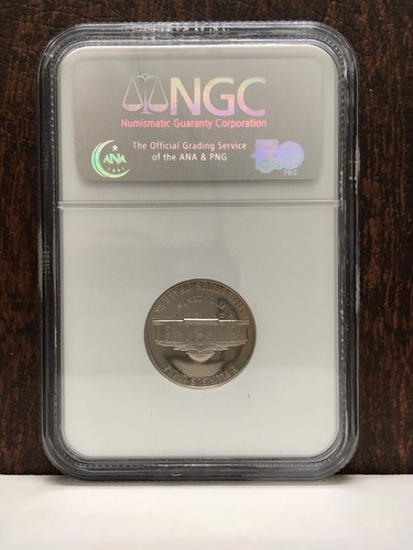 1992-S JEFFERSON NICKEL GRADED PF 69 ULTRA CAMEO BY NGC